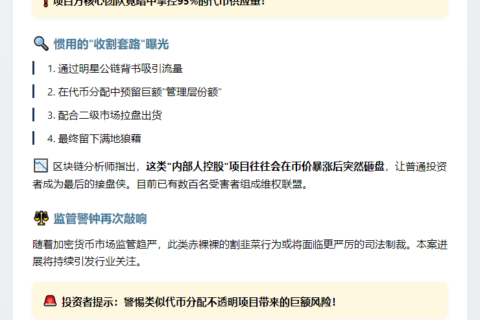 集体诉讼：Meteora被控控制95% M3M3供应