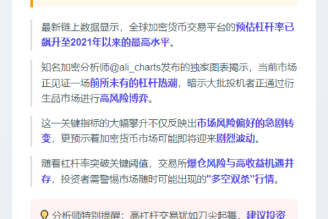 平台杠杆率创两年新高