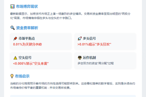 CEX、DEX资金费率分化 多空博弈持续