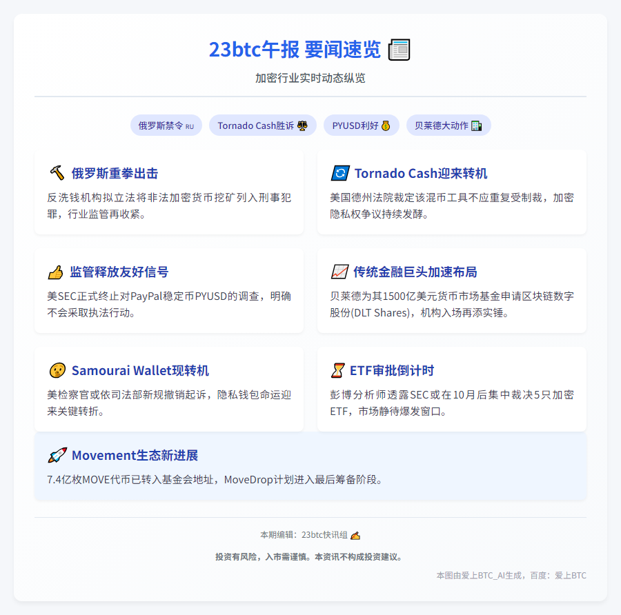 23btc午报｜4月30日要闻速览