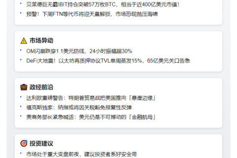 23btc晨讯 | 4月14日隔夜要闻