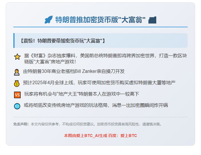 特朗普推加密货币版