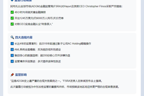 阿布扎比重罚加密公司Hayvn千万美元
