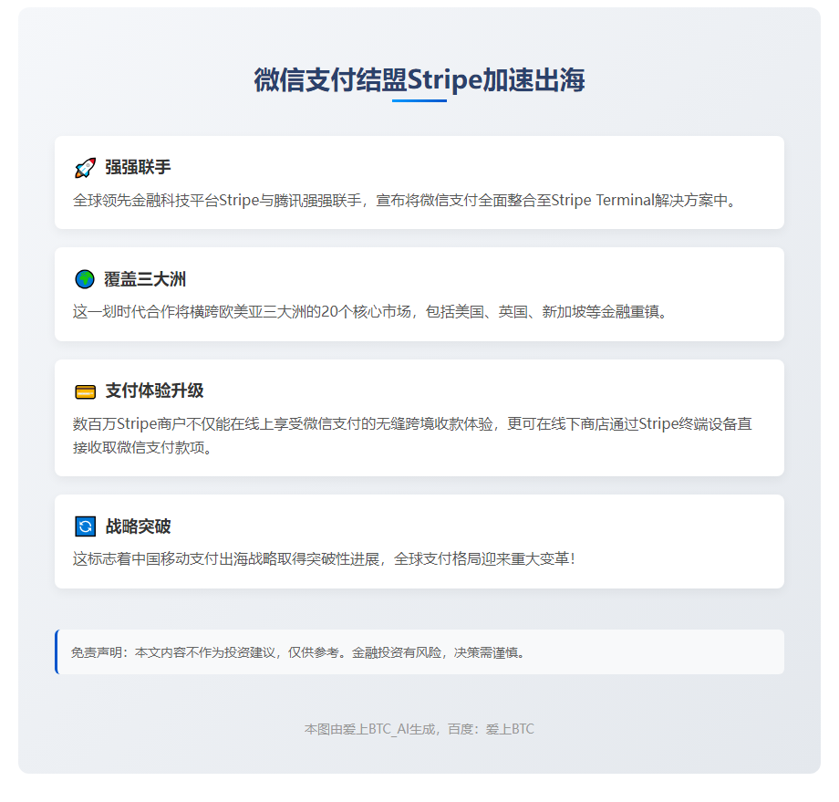微信支付结盟Stripe加速出海