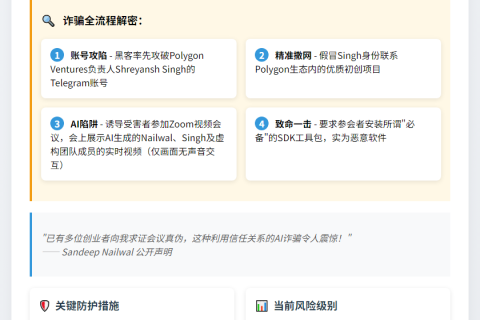 Polygon联创：AI伪造视频瞄准加密企业