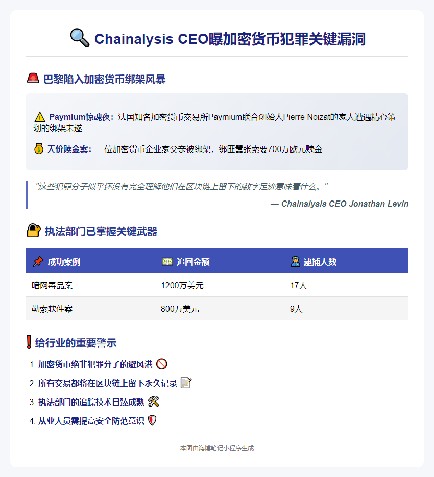 犯罪组织低估加密货币可追踪性