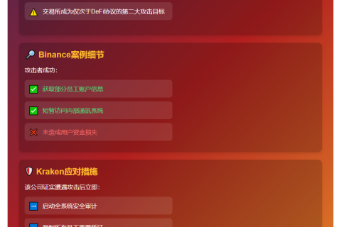 币安、Kraken同样遭Coinbase式攻击