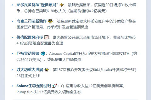 23btc午报 | 5月18日要闻速览