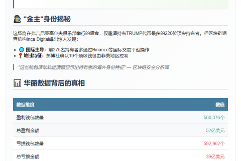 外媒：特朗普晚宴或多为外国人