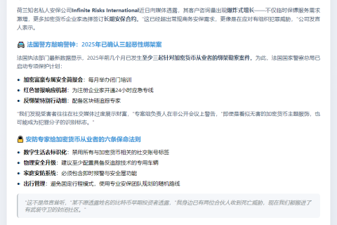 加密高管被绑后急聘保镖