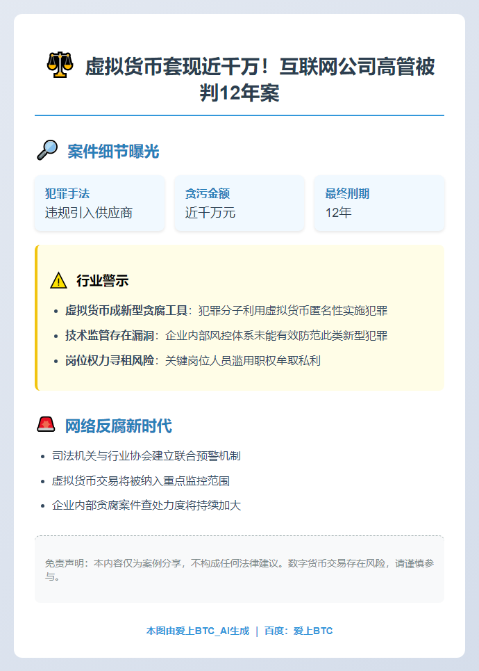 经理受贿侵占千万虚拟币判12年