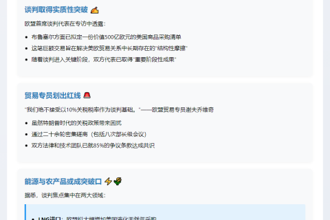 欧盟拟购500亿欧元美货解贸争