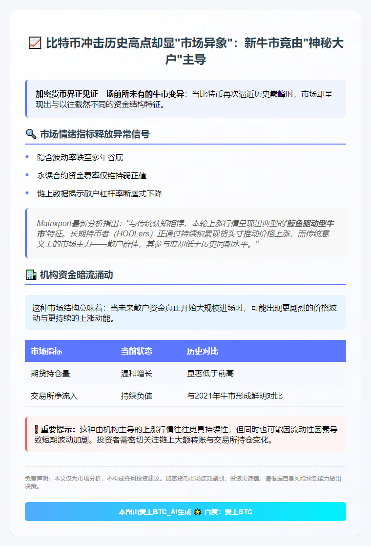比特币上涨由长持者主导