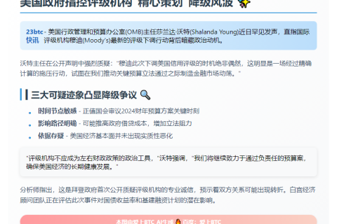 美官员不满穆迪调降评级