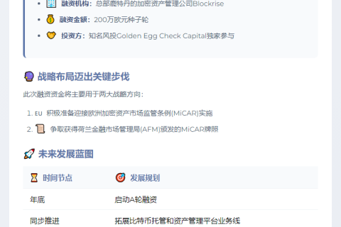 Blockrise获200万欧元种子融资
