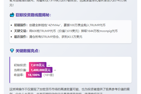 巨鲸 7619 美元买入 moonpig，现涨至 140 万