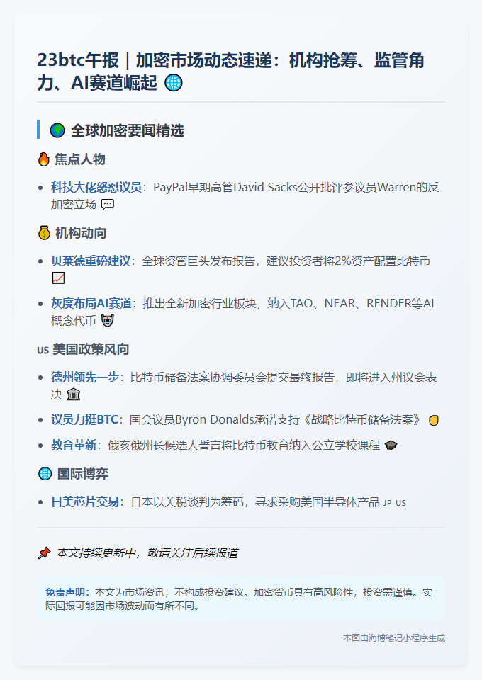 23btc午报 | 5月28日午间要闻速览