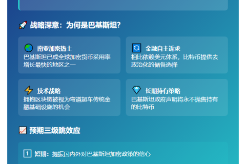 巴基斯坦计划设立比特币储备