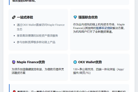 Maple Finance 接入 OKX Wallet