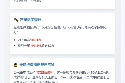 Cango持3389枚比特币 无意出售