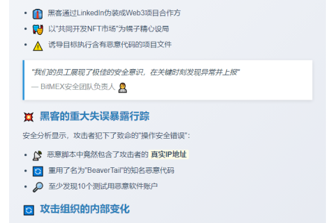 BitMEX成功拦截Lazarus黑客攻击