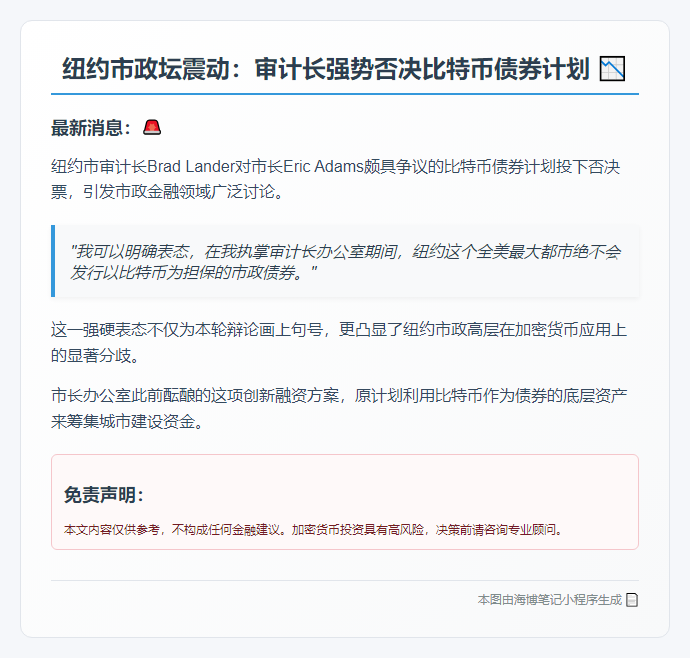 纽约否决比特币债券