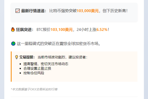 BTC破10.3万刀