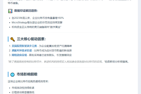 比特币储备或增3300亿美元