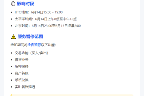 Coinbase Prime系统维护，停服4小时