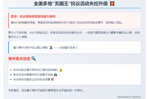 美多地抗议活动失控