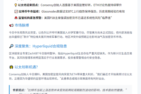 23btc午报 | 6月15日午间要闻速览