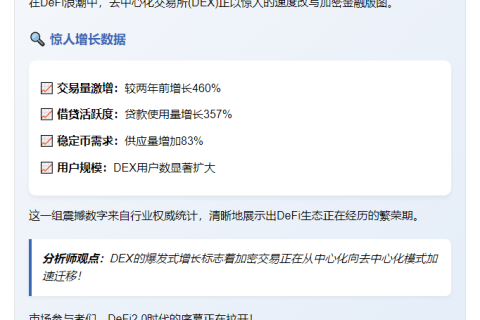 DEX交易量两年激增460%