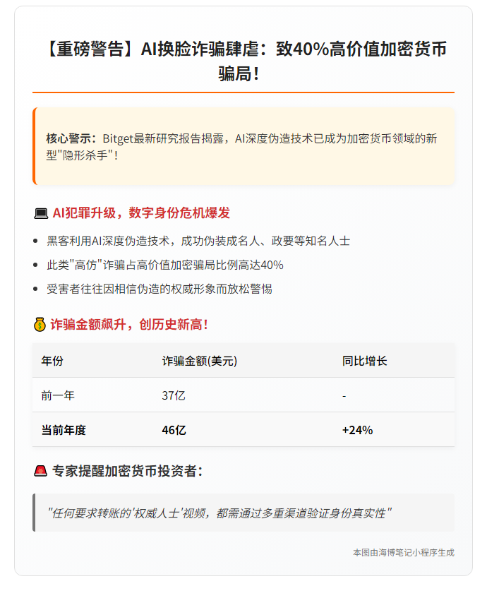 2024年四成加密货币诈骗涉深度伪造