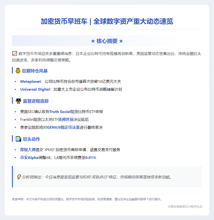 23btc晨讯 | 6月17日重要隔夜动态