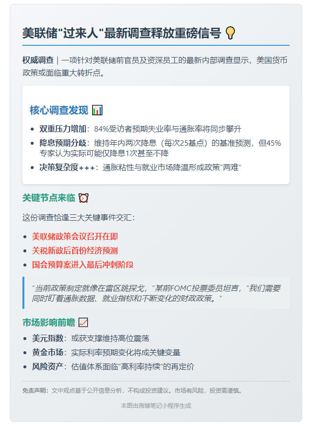 美联储前职员预测利率趋保守
