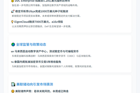 23btc晚报 | 6月17日重要动态速览