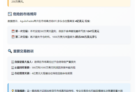 AguilaTrades浮亏超250万美元