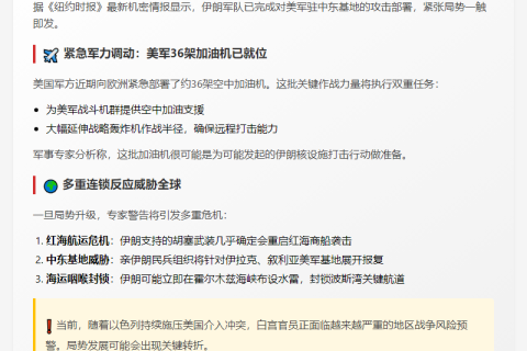 美情报：伊朗或准备袭击美军基地