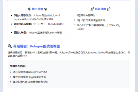 Polygon联创Baylina创建zkEVM新项目Zisk