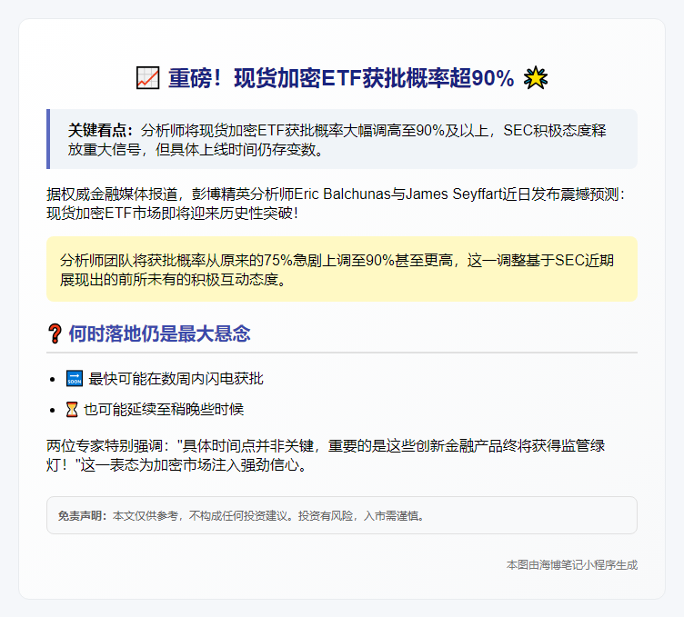 加密货币现货ETF获批在即，时间仍未定