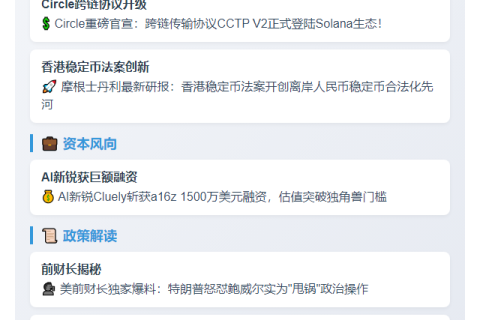 23btc午报 | 6月21日午间要闻速览
