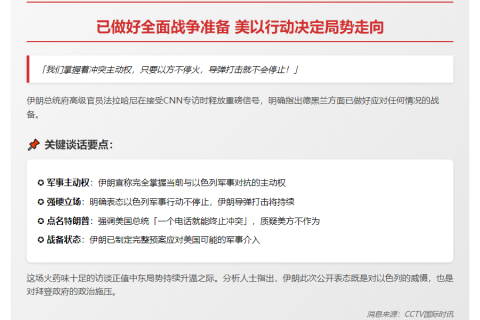 伊朗准备应对美国介入