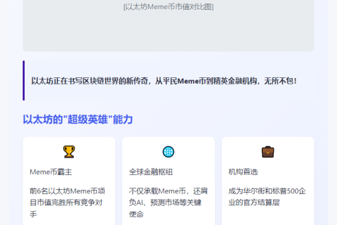 以太坊6大Meme币市值超其他L1总和