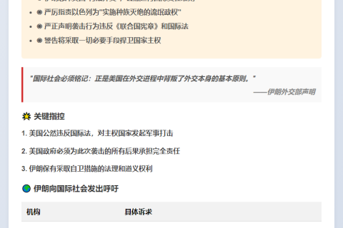 伊朗谴责美国背叛外交
