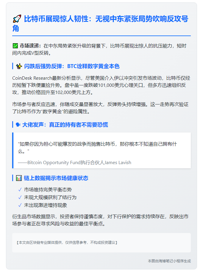 BTC无视伊以冲突，逆势反弹成交量激增