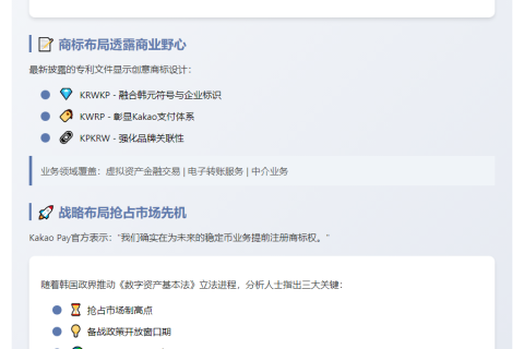 Kakao推出韩元稳定币业务