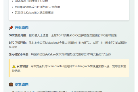 23btc午报 | 6.23重要动态速览