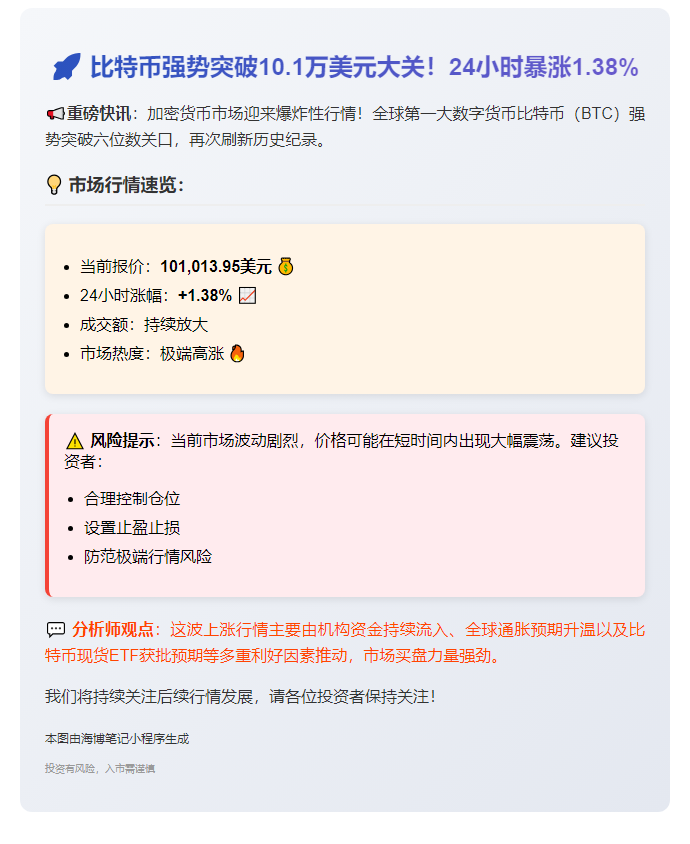 比特币突破十万