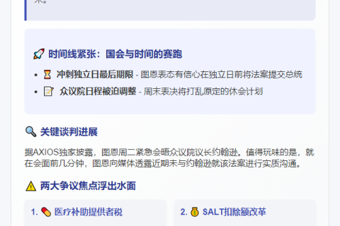 共和党拟周五表决税收法案