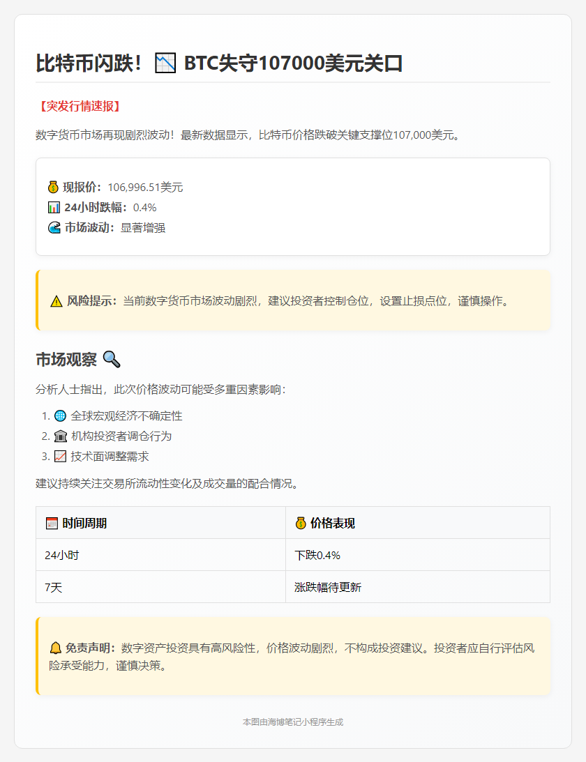 比特币跌破67000美元